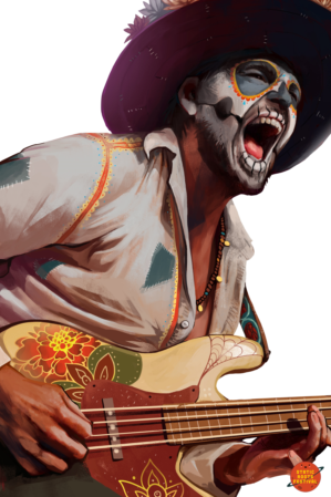 Illustration Design by Wolfheart for Static Roots Festival | Design #25646701