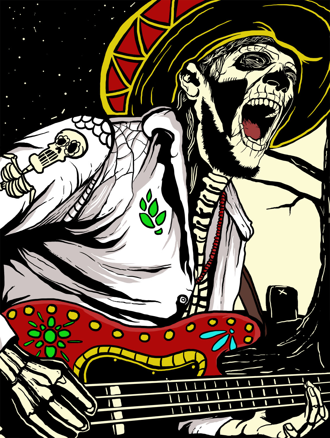 Design Illustration par mckirbz pour Static Roots Festival | Design #25639794