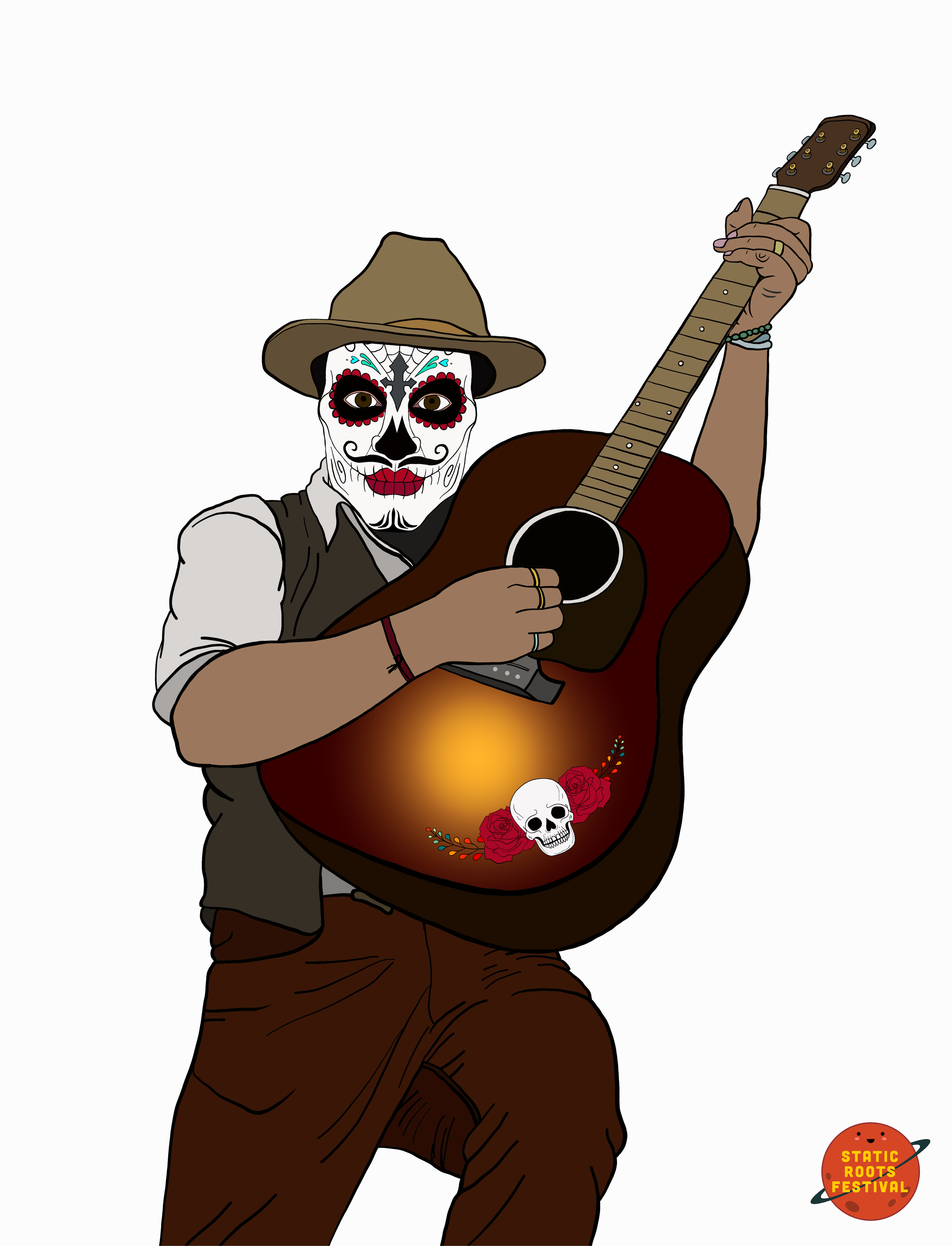 Illustration Design by refindinside for Static Roots Festival | Design #25642071