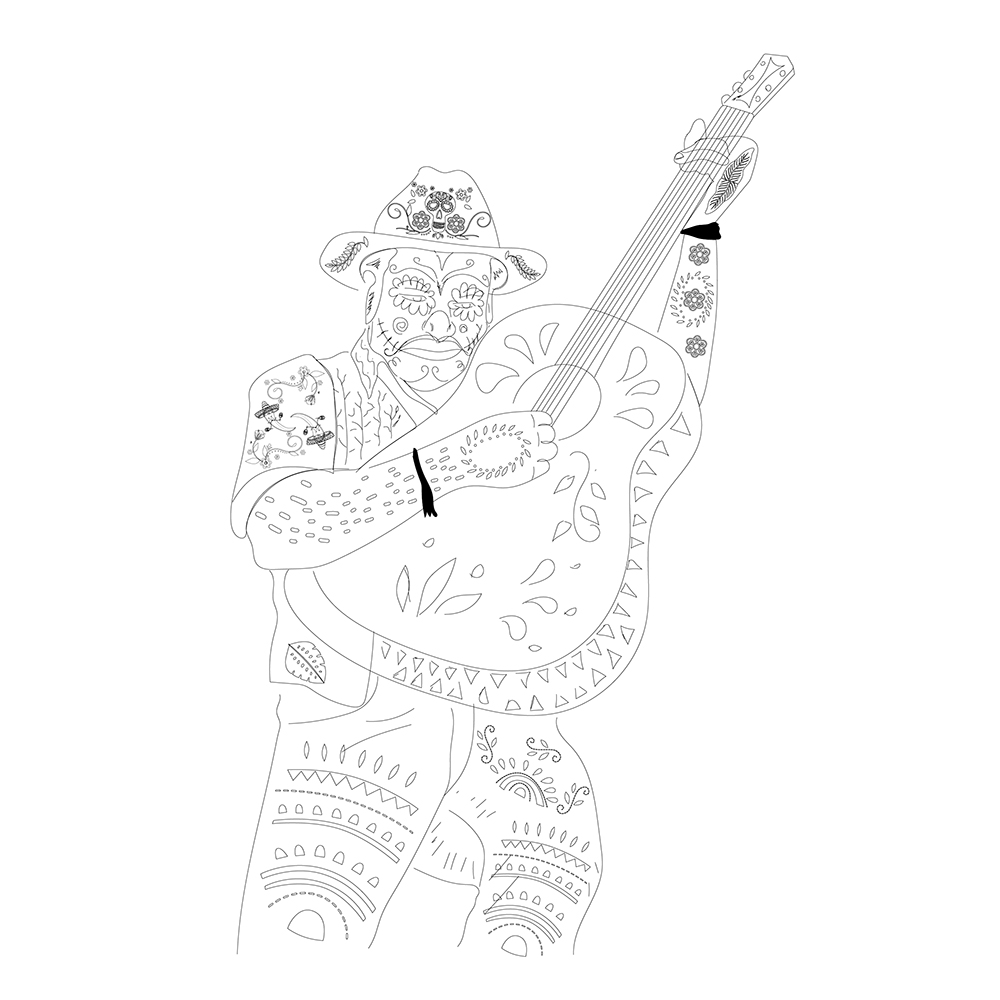 Design Illustration par Hassan T. pour Static Roots Festival | Design #25636736