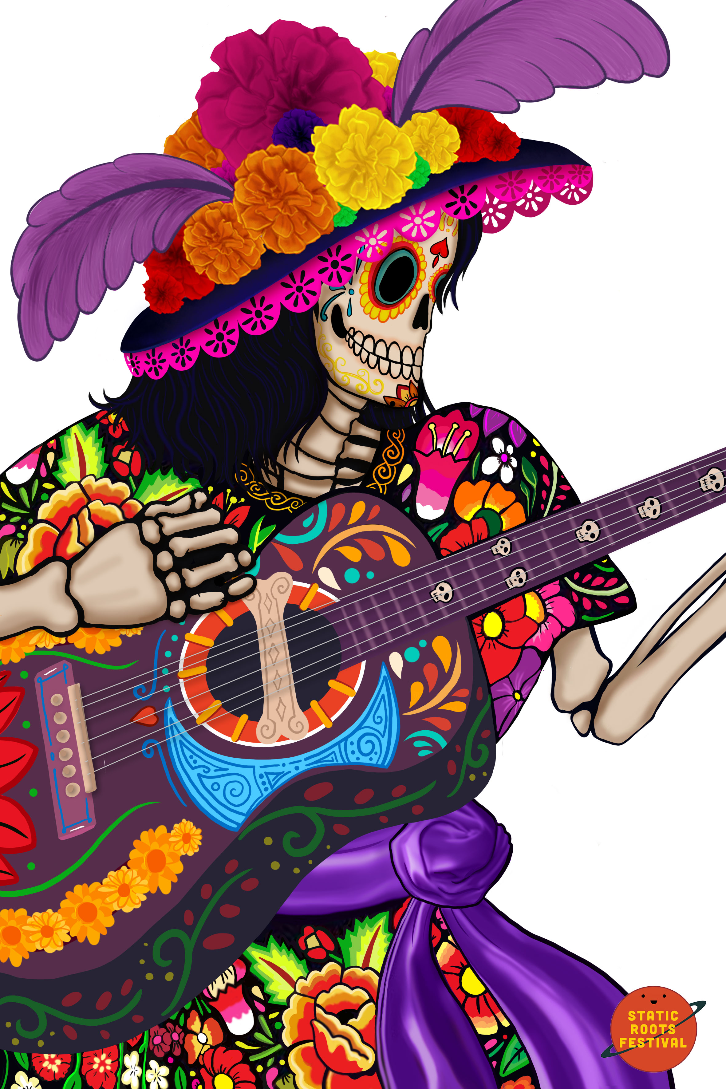 Illustration-Design von hektorsty für Static Roots Festival | Design #25643215