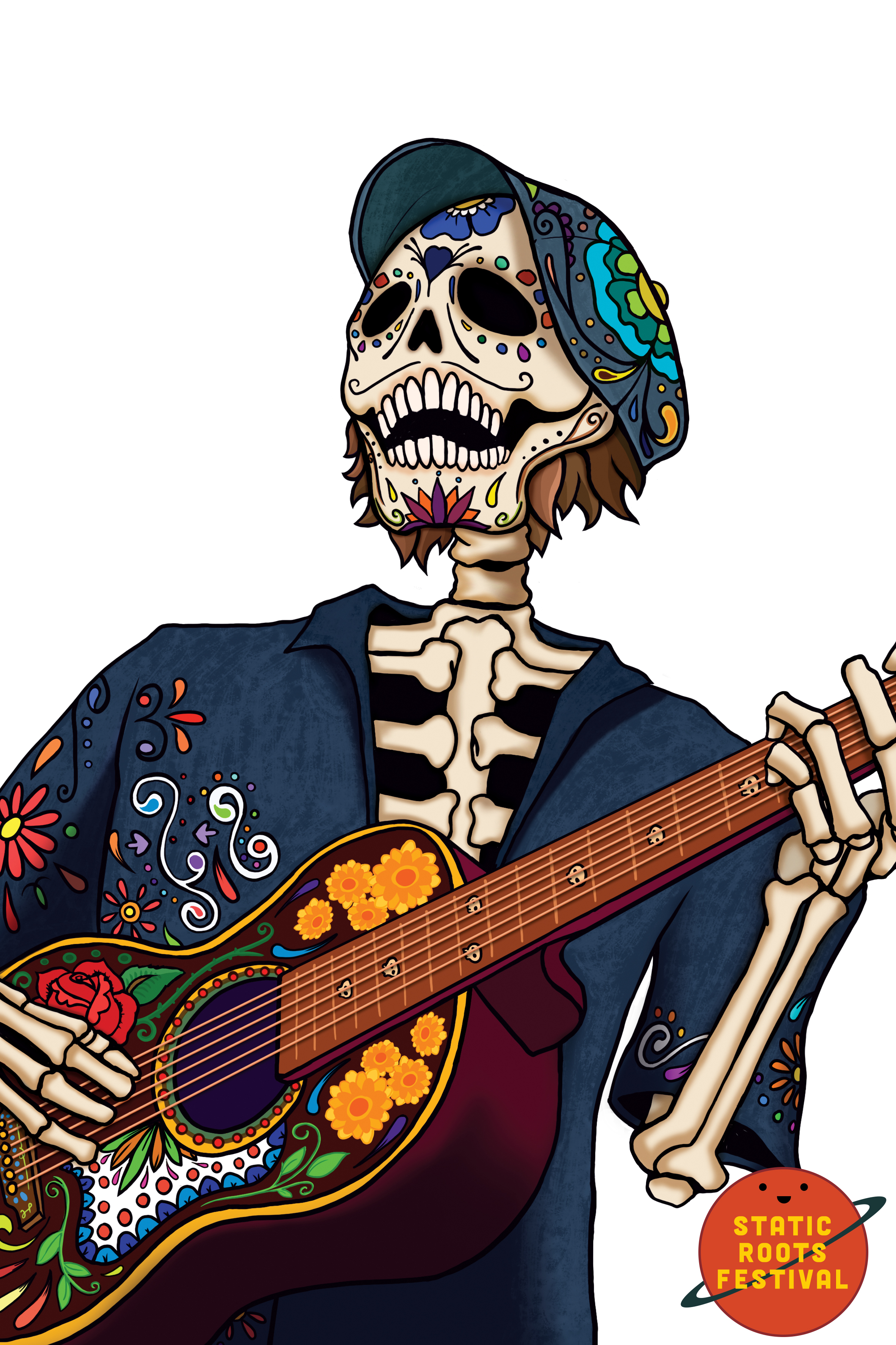 Illustration Design by hektorsty for Static Roots Festival | Design #25688013