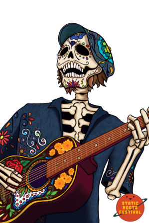 Illustration Design by hektorsty for Static Roots Festival | Design: #25688013