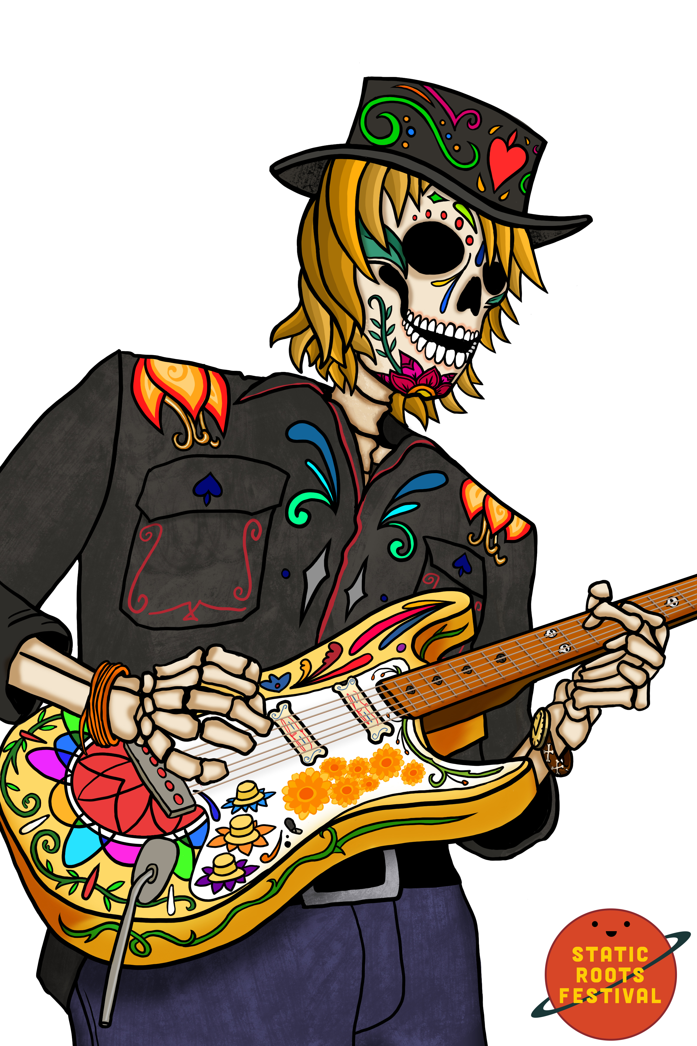 Illustration Design by hektorsty for Static Roots Festival | Design #25688016
