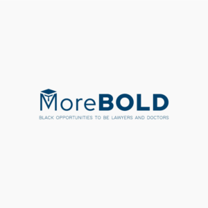 More BOLD is the group, bold stands for Black Opportunities to be Lawyers and Doctors | Logo Design by AnaMSantos