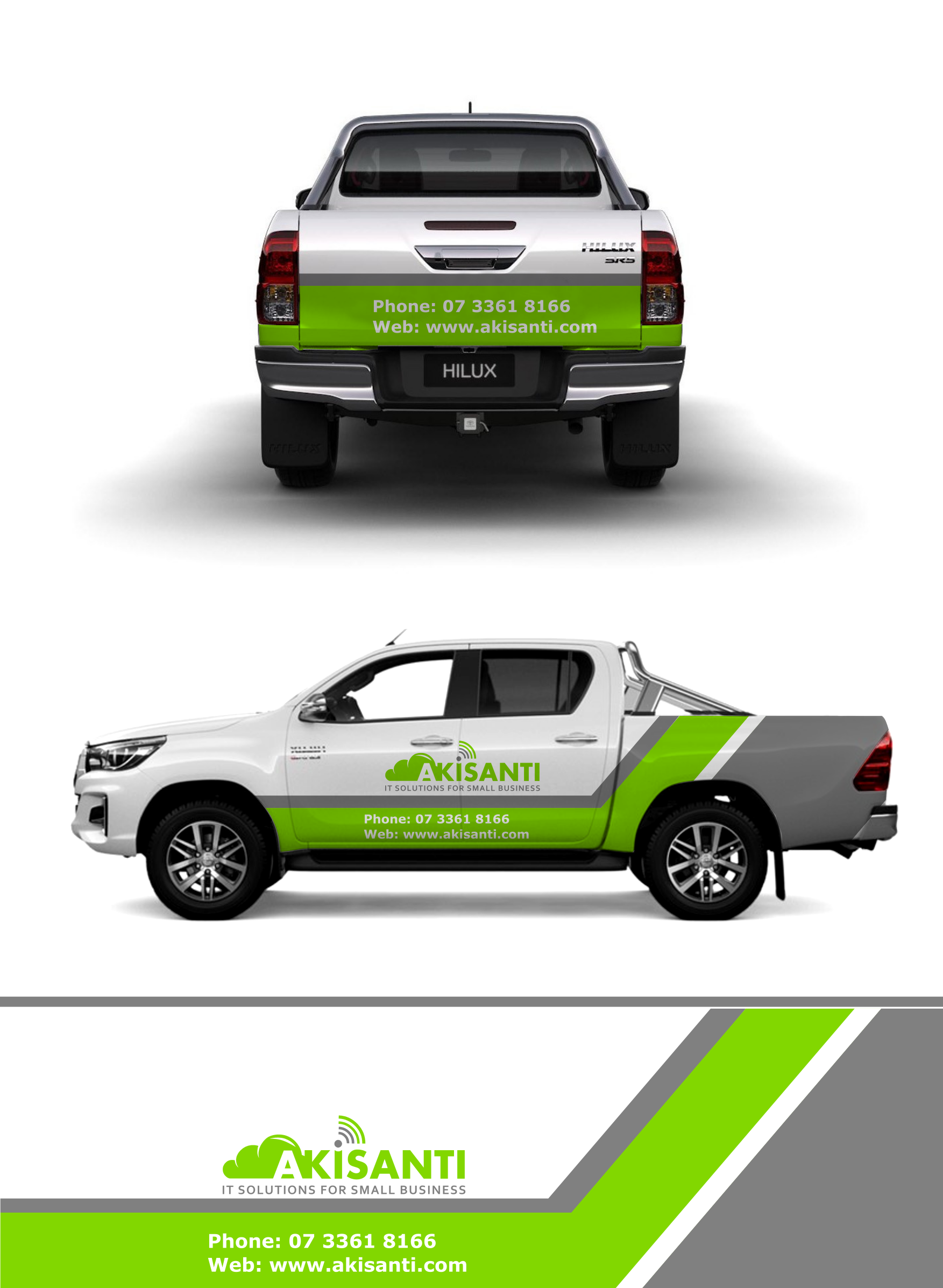 Car Wrap Design by Yacine Tutmicy for Akisanti | Design #25652128