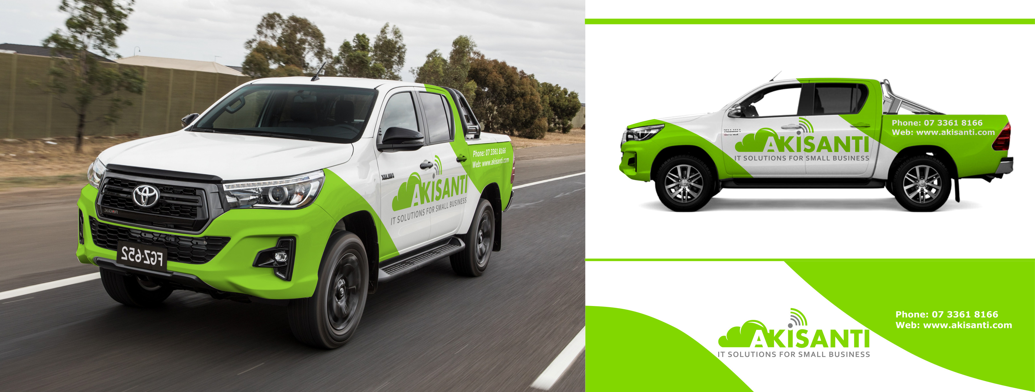 Car Wrap Design by Yacine Tutmicy for Akisanti | Design #25652733