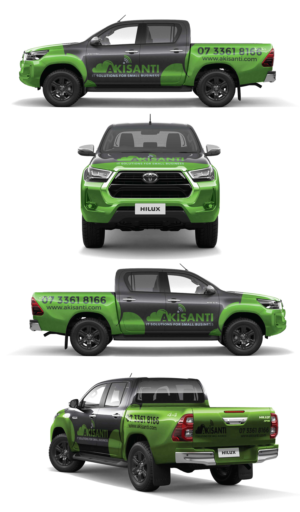 Car Wrap Design by Shumaila Kiran for Akisanti | Design: #25615291