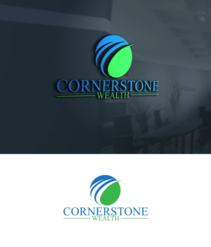 Logo Design by romasa design555 for Cornerstone Wealth | Design: #25619094