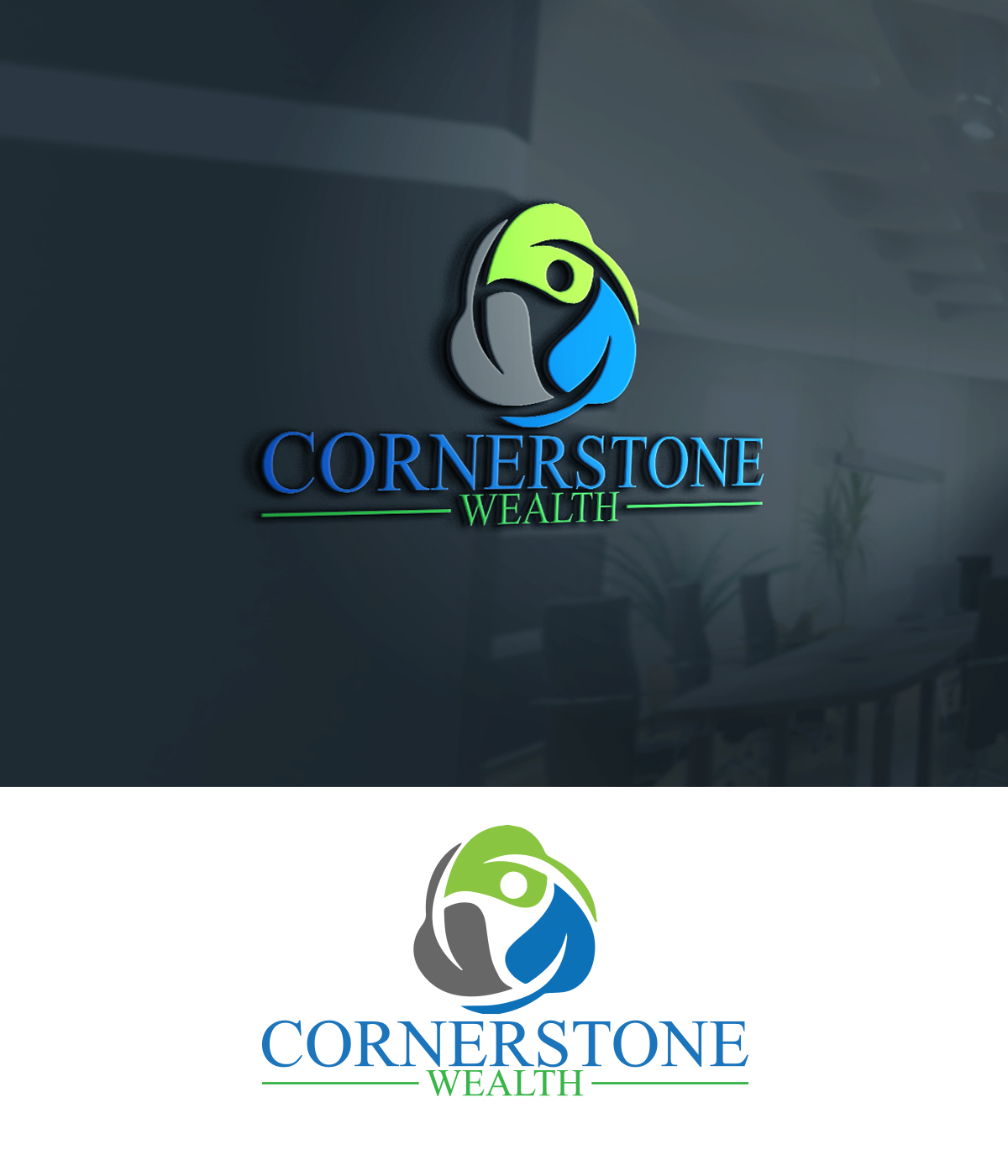 Logo Design by romasa design555 for Cornerstone Wealth | Design #25619096