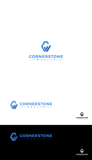 Cornerstone Wealth | Logo Design by ace_art™
