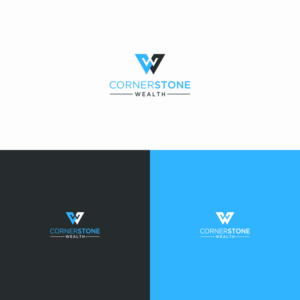Cornerstone Wealth | Logo Design by LeaAus
