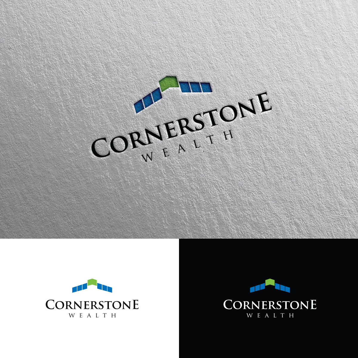 Logo Design by Rii for Cornerstone Wealth | Design #25614464
