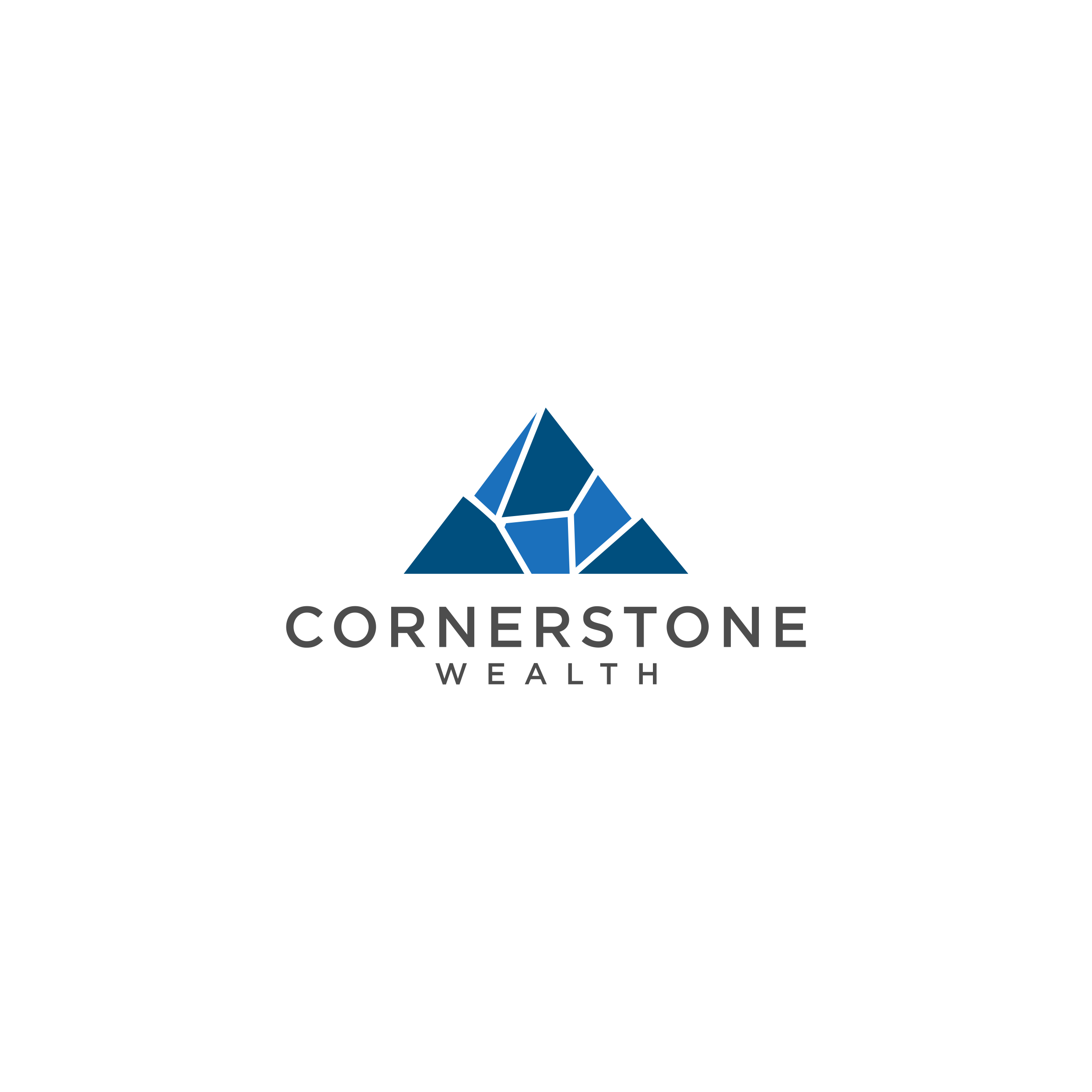 Logo Design for Cornerstone Wealth by HiDzign Design 25613366