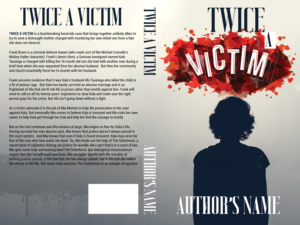 Novelist needs book cover design for "Twice a Victim"  | Book Cover Design by CreaTVIT