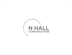 N Hall Construction / N HALL CONSTRUCTION [maybe incl Building and Carpentry] | Logo Design by BNdesigner