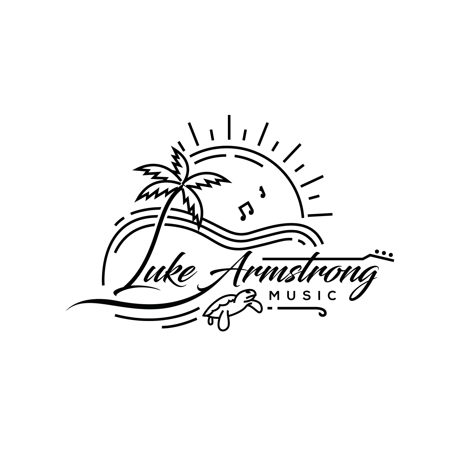 Logo Design by geni for Luke Armstrong Music | Design #25618840