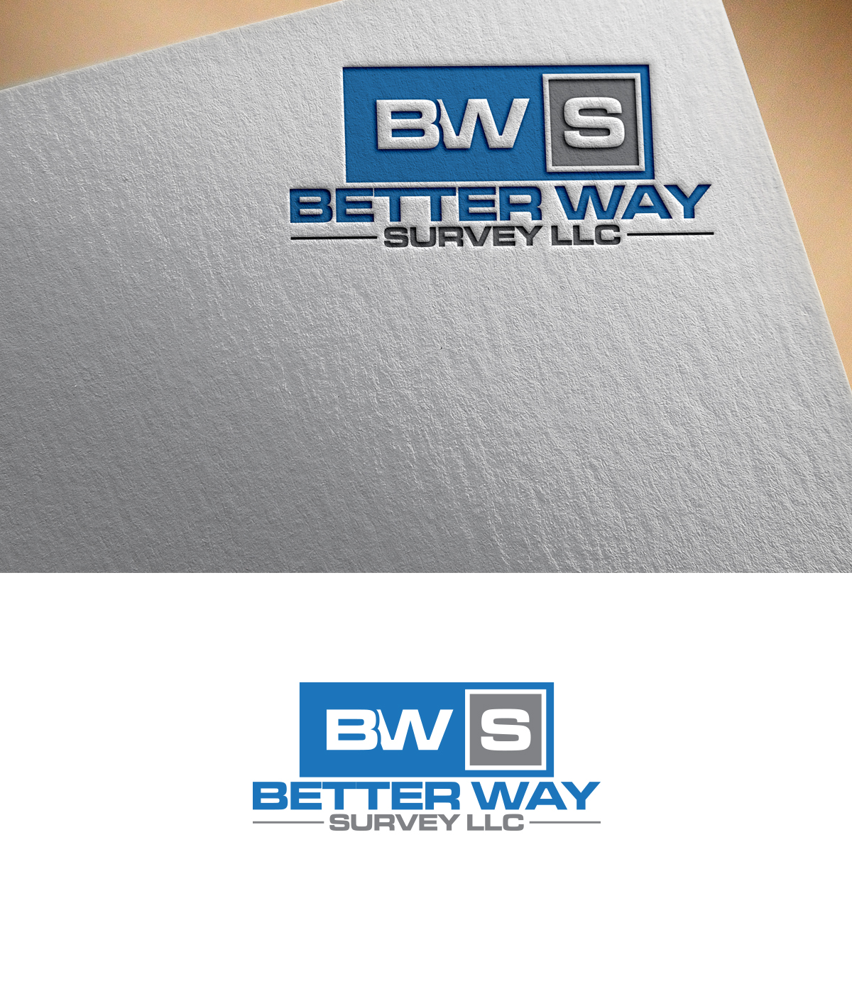 Logo Design by romasa design555 for Better Way Survey LLC | Design #25623412