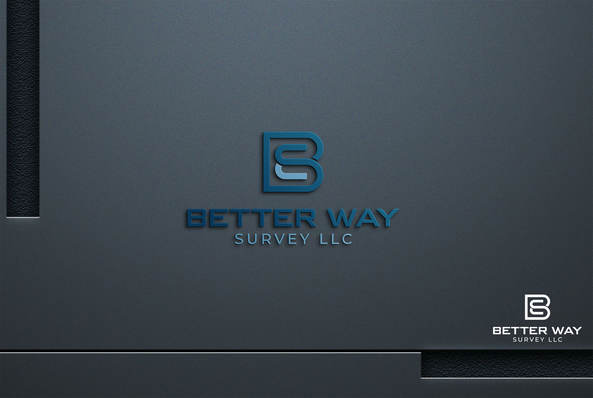 Logo Design by Verified artistry (Design garden) for Better Way Survey LLC | Design #25653690