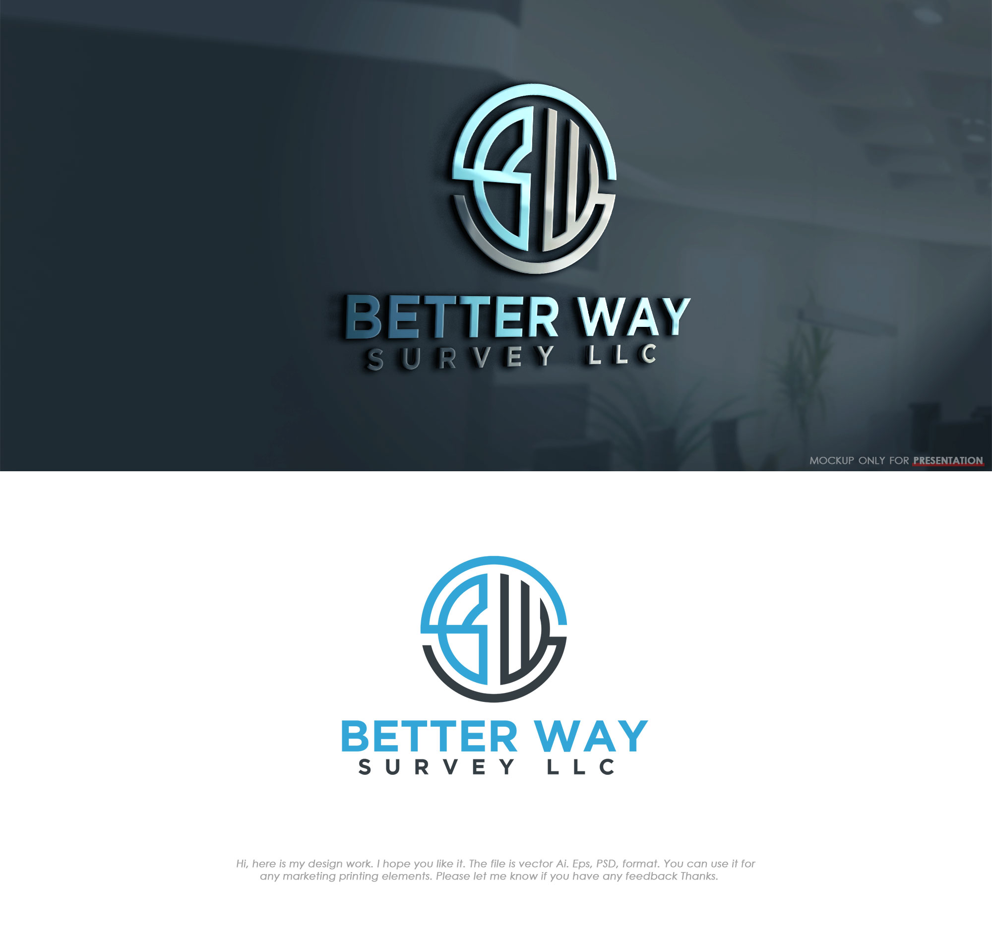 Logo Design by Mono.co for Better Way Survey LLC | Design #25618589