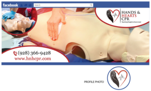 New Business offering CPR courses needs an FB page cover & profile photo | Facebook-Design von CoffeeBreak88