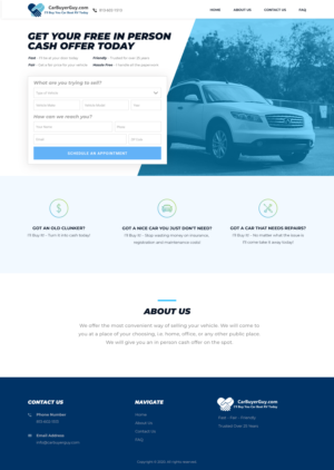 Web Design par mike.ruttan pour ce projet | Design #25623157