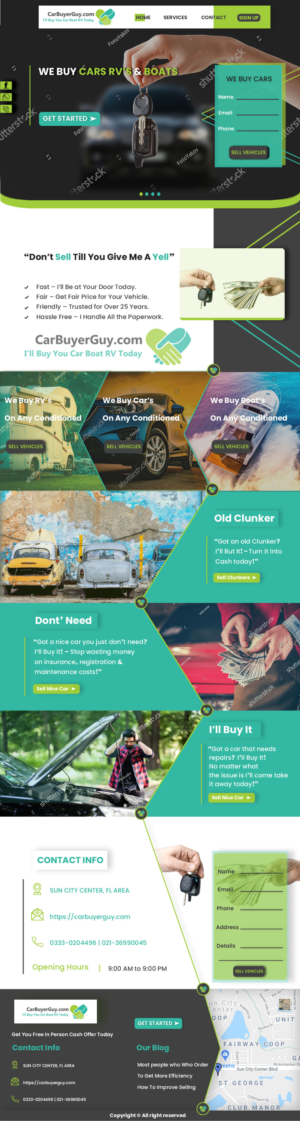 CarBuyerGuy.com needs updated website design. | Web Design par Adeel Rahman