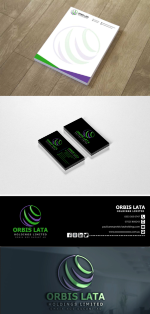 Stationery Design by Hridoy Mizi 2 for Purple Pear  | Design: #25652227