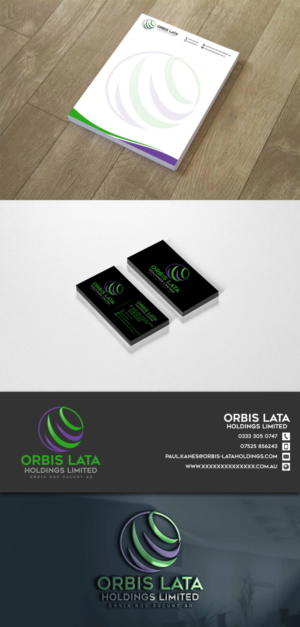Stationery Design by Hridoy Mizi 2 for Purple Pear  | Design: #25659080