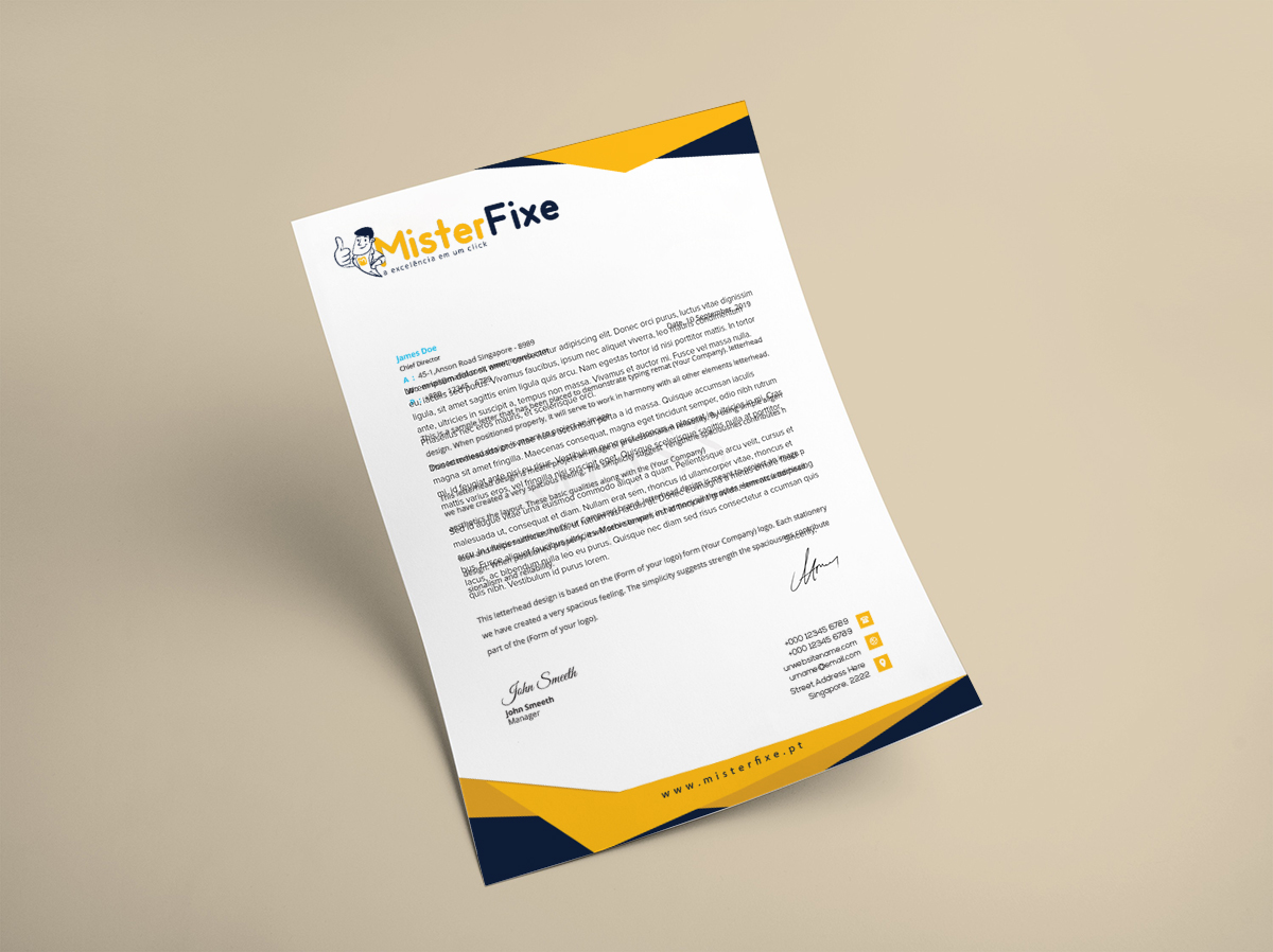 Letterhead Design by Priyo Subarkah for this project | Design #25633369