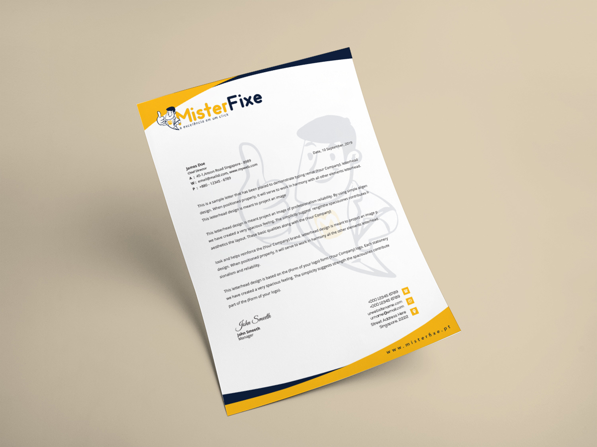 Letterhead Design by Priyo Subarkah for this project | Design #25633439