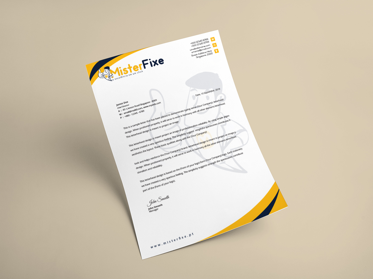 Letterhead Design by Priyo Subarkah for this project | Design #25633797