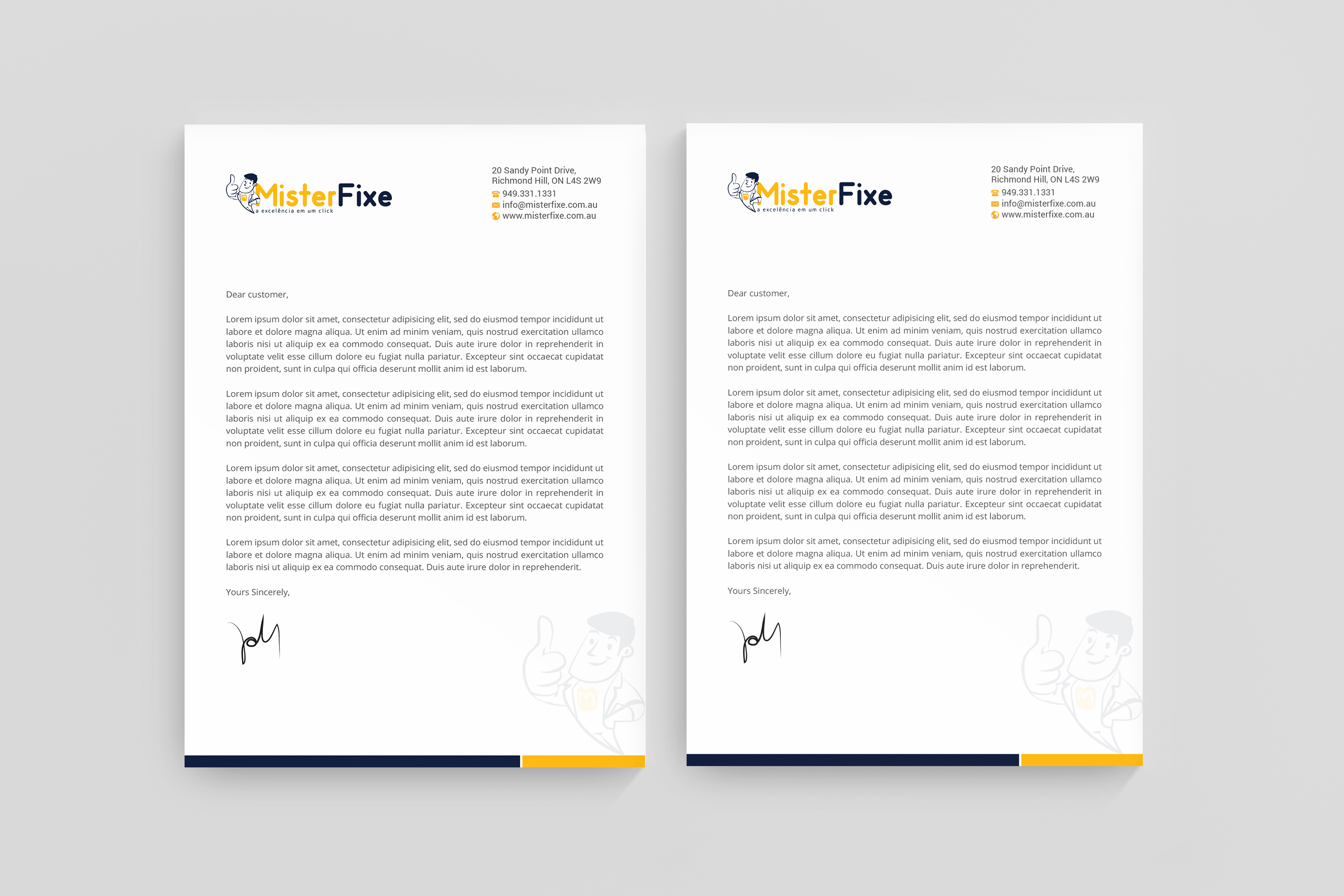 Letterhead Design by R.design for this project | Design #25631021