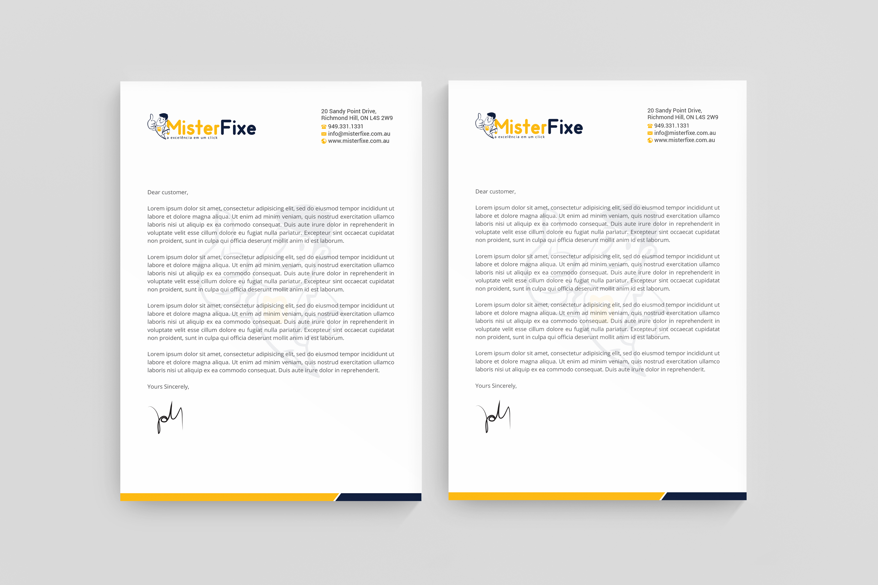Letterhead Design by R.design for this project | Design #25631035