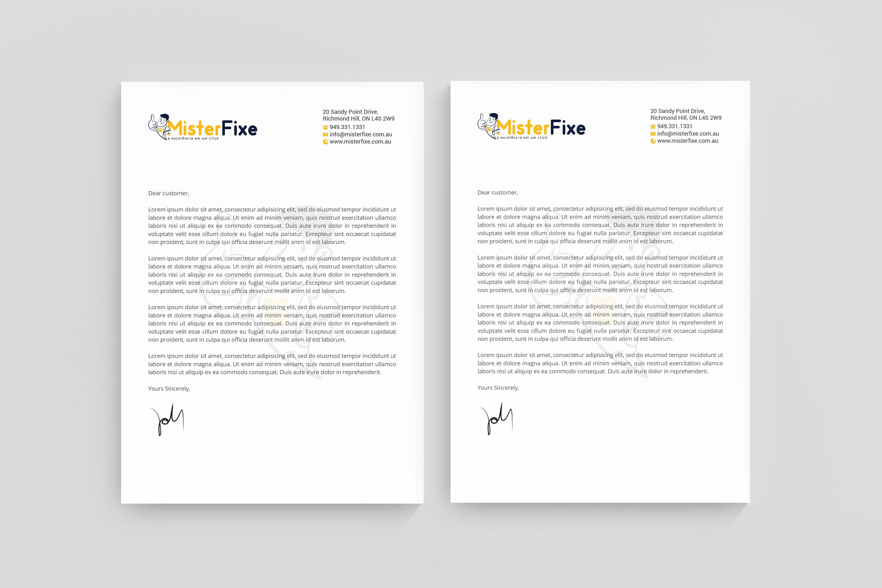 Letterhead Design by R.design for this project | Design #25631042