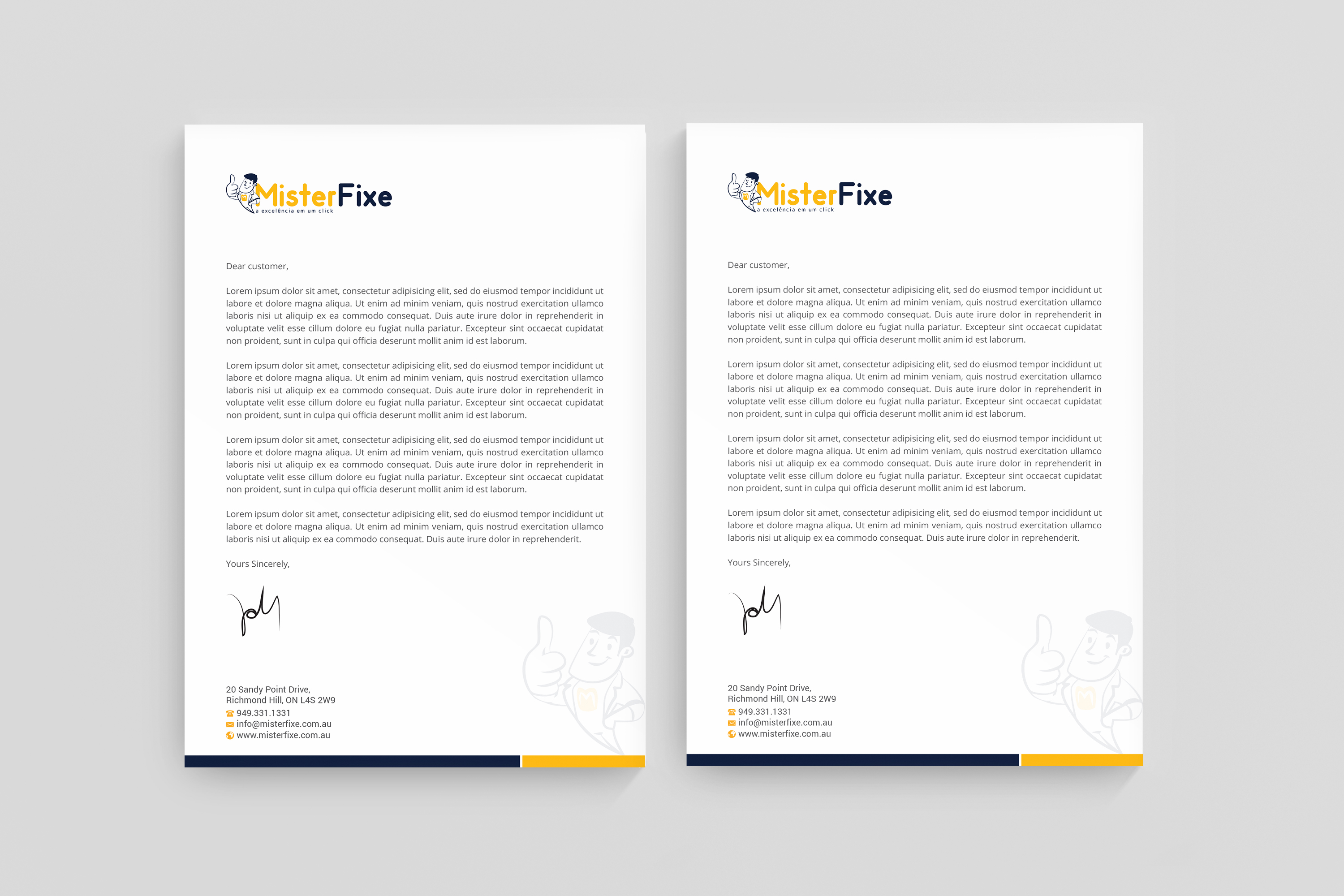 Letterhead Design by R.design for this project | Design #25631050