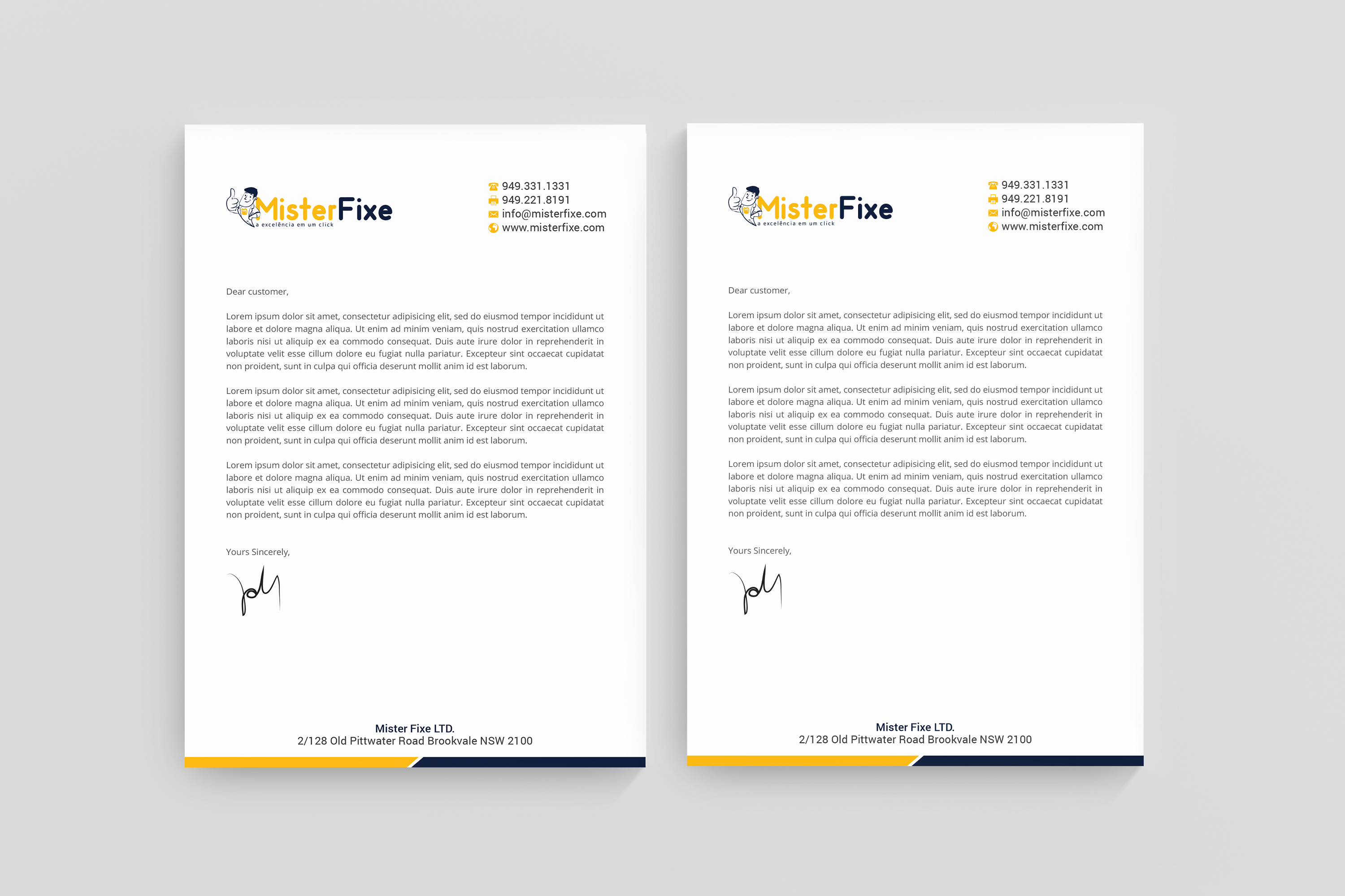 Letterhead Design by R.design for this project | Design #25631089