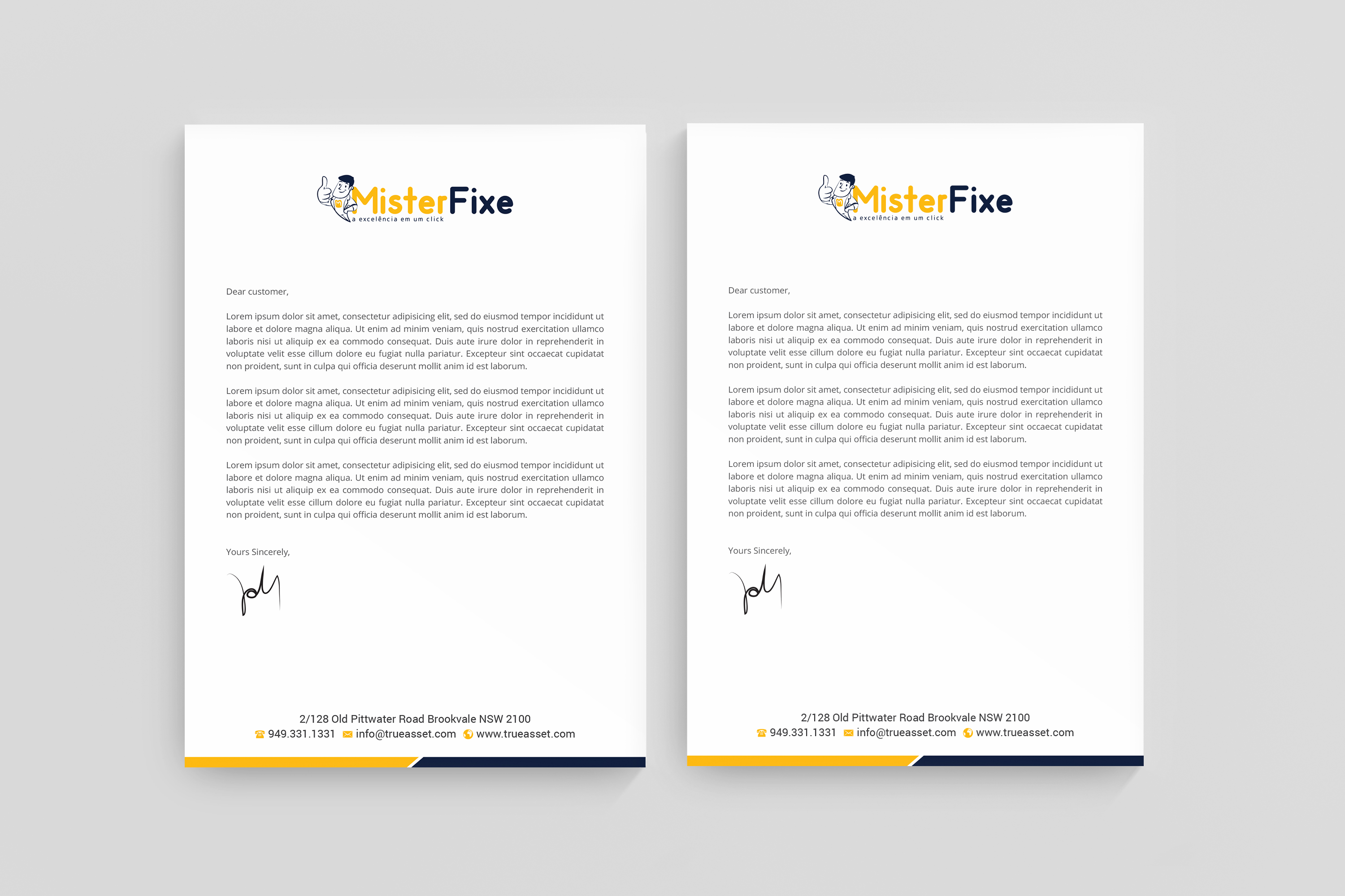 Letterhead Design by R.design for this project | Design #25631098
