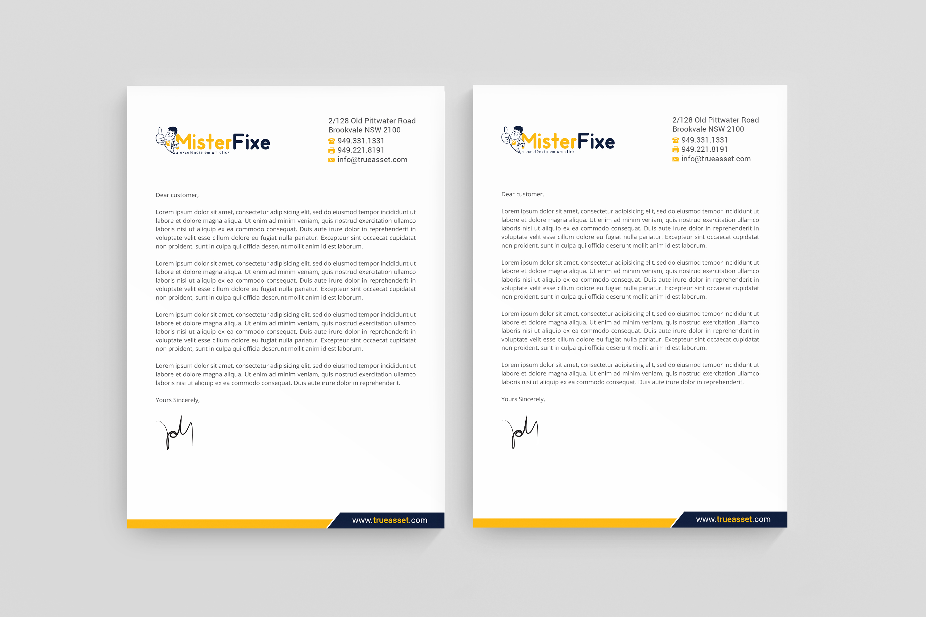Letterhead Design by R.design for this project | Design #25631112