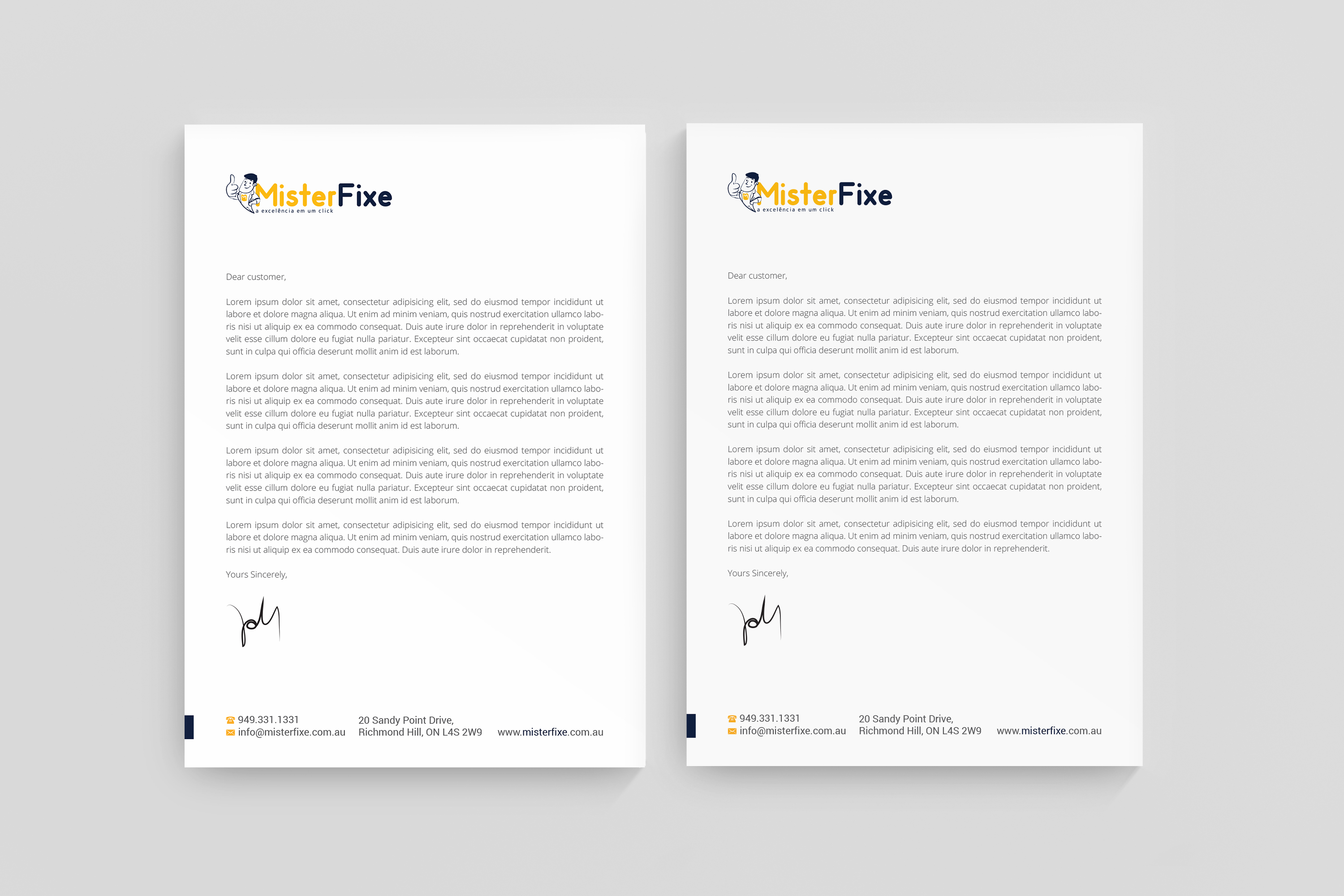 Letterhead Design by R.design for this project | Design #25631663