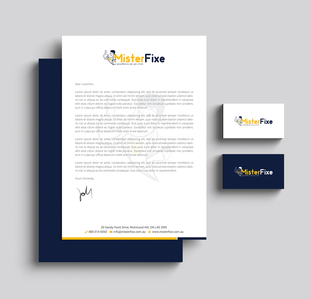 Letterhead Design by R.design for this project | Design #25631717