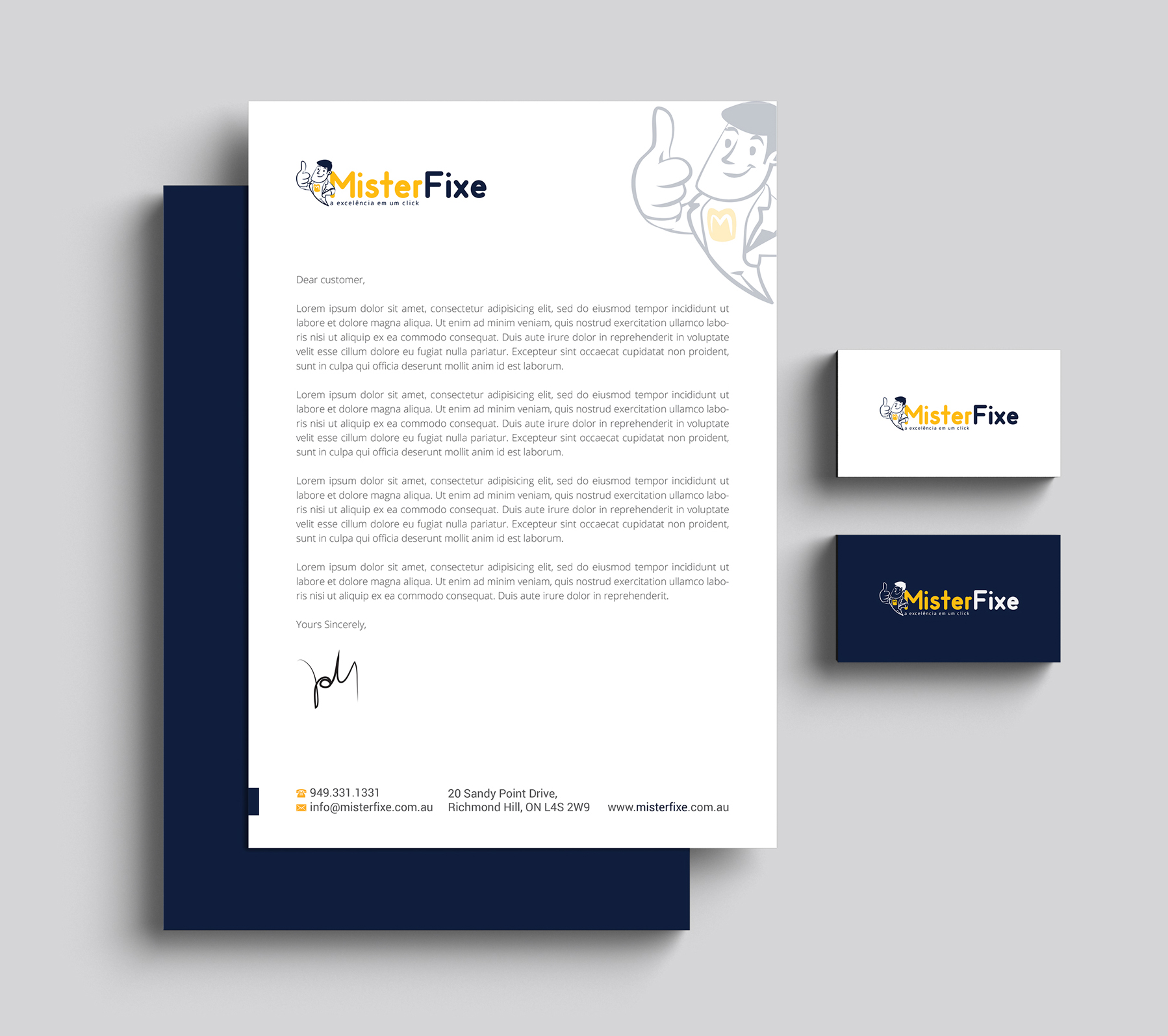 Letterhead Design by R.design for this project | Design #25635498