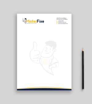 Letterhead Design by Musa. A for this project | Design: #25633412