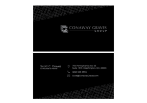Business Card - Professional Minimalist - Double sided | Design de Carte de Visite par eleven
