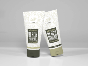Labels for an activated Charcoal Facial Wash, Scrub and Mask  | Diseño Gráfico por atularts