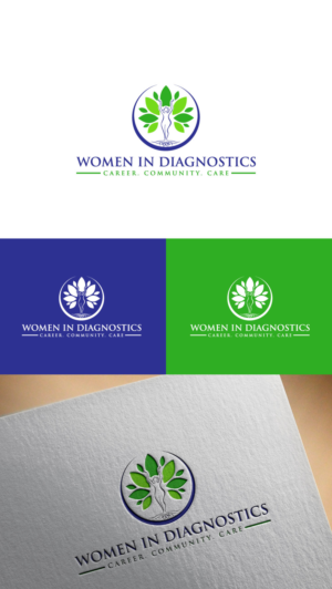 Women in Diagnostics (tagline = Career. Community. Care.) | Logo-Design von hugrian