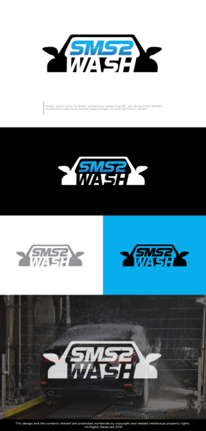 SMS2WASH  | Logo Design by Kim Ji