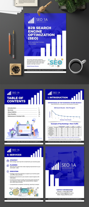 SEO 1A Brochure that will be used for Print and  online | Diseño de Flyer por SAI DESIGNS