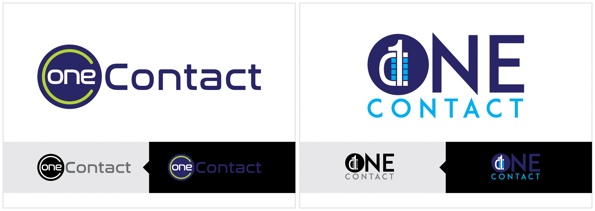 Logo Design by Tuba Art Studio. IZ (IMRAN ZW) for OneContact IFS | Design #25664795