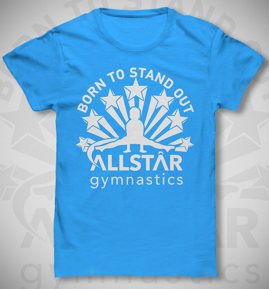 Design de T-shirt par Jonya pour Allstar Gymnastics Academy | Design #25751329